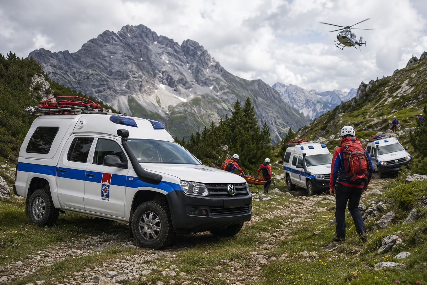 Offroad Training für Bergwacht