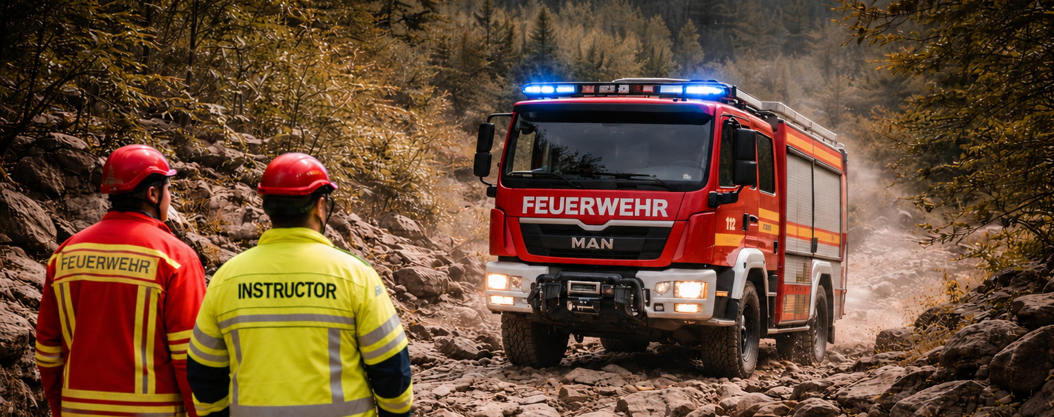 Offroad Training für Feuerwehr